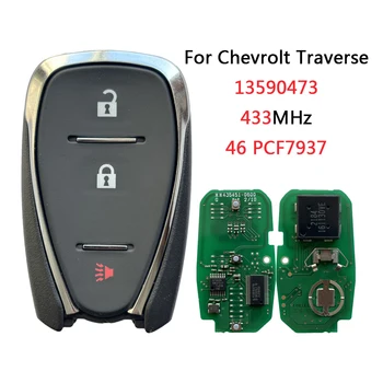 TXK014064 Pre Chevrolet Traverz 2017 2019 Smart Remote Tlačidlo 2 Tlačidlo+1 433MHz 46 PCF7937 Čip 13590473