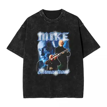 Umyté T Košele Mike Ehrmantraut Breaking Bad Hip Hop Vintage T-Shirt Nadrozmerná Streetwear Bavlna Grafické Topy, Tričká pre Mužov, Ženy