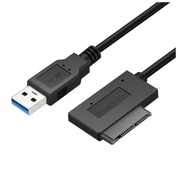 USB 3.0 Micro-SATA Kábel Adaptéra SATA Pevný Disk Converter Kábla 1.8 Palcový HDD SSD Converter Kábel
