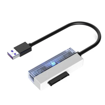 USB2.0 6P+7P SATA Kábel SATA Do USB 2.0 Adaptér Kábel Pre Notebook, CD-ROM, DVD-ROM, ODD Adaptér Konvertor