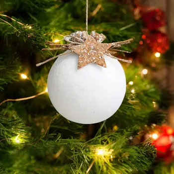 Vianočné Gule Dekorácie Opakovane Vianočné Pena Snowflake Dekorácia Zvon Waterdrop Tvar Gule Vianočný Strom Visí Ozdoby