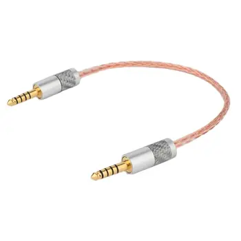Vysoká Kvalita 8Cores Vrkoč 4.4 mm Konektor Na 4,4 mm pre Slúchadlá Káblom slúchadlá kábel S Vyváženým Konektor Audio Kábel Adaptéra