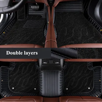 Vysoká kvalita! Vlastné špeciálne auto podlahové rohože pre Audi SQ8 2023-2019 nepremokavé dvojitej vrstvy koberce pre SQ8 2022,doprava Zdarma