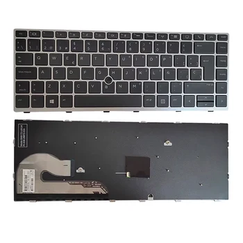 Výmena Klávesnice čierny pre HP EliteBook 840 G5 840 G6 846 G5 SP Notebook Keyboard With Trackpoint + Rám