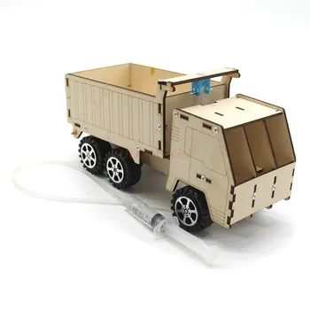 Výpis inžinierstva vozidla základných a študentov stredných škôl ručne zmontované model hračka DIY hydraulické fyziky experiment