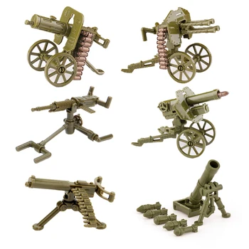 WW2 Vojakov, Zbrane Pack Vojenské Maxim protilietadlových guľometov Model Tehly, Stavebné Bloky, Army Doplnky, Hračky Pre Chlapcov