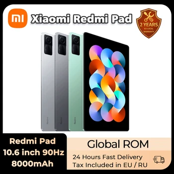 Xiao Redmi Pad Globálne Rom Mi Tablet 5 Android 128GB Mediatéka Heliograf G99 90Hz 10.61