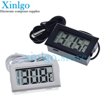 XLG Mini Digitálny LCD Teplomer Snímač Teploty Automatické Ovládanie Chladnička s Mrazničkou Teplomer tpm-10