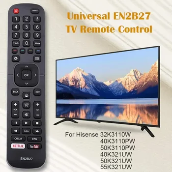 YP EN2B27 Univerzálny Náhradný Smart TV Diaľkové Ovládanie 32K3110W 40K3110PW 50K3110PW 40K321UW 50K321UW 55K321UW pre Hisense TV