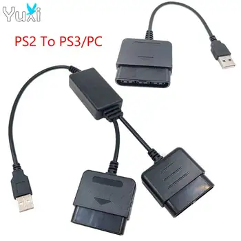 YuXi USB Adaptér Converter Kábel pre PS2 Gamepad pre PS3, PC, Video Herný ovládač Príslušenstvo